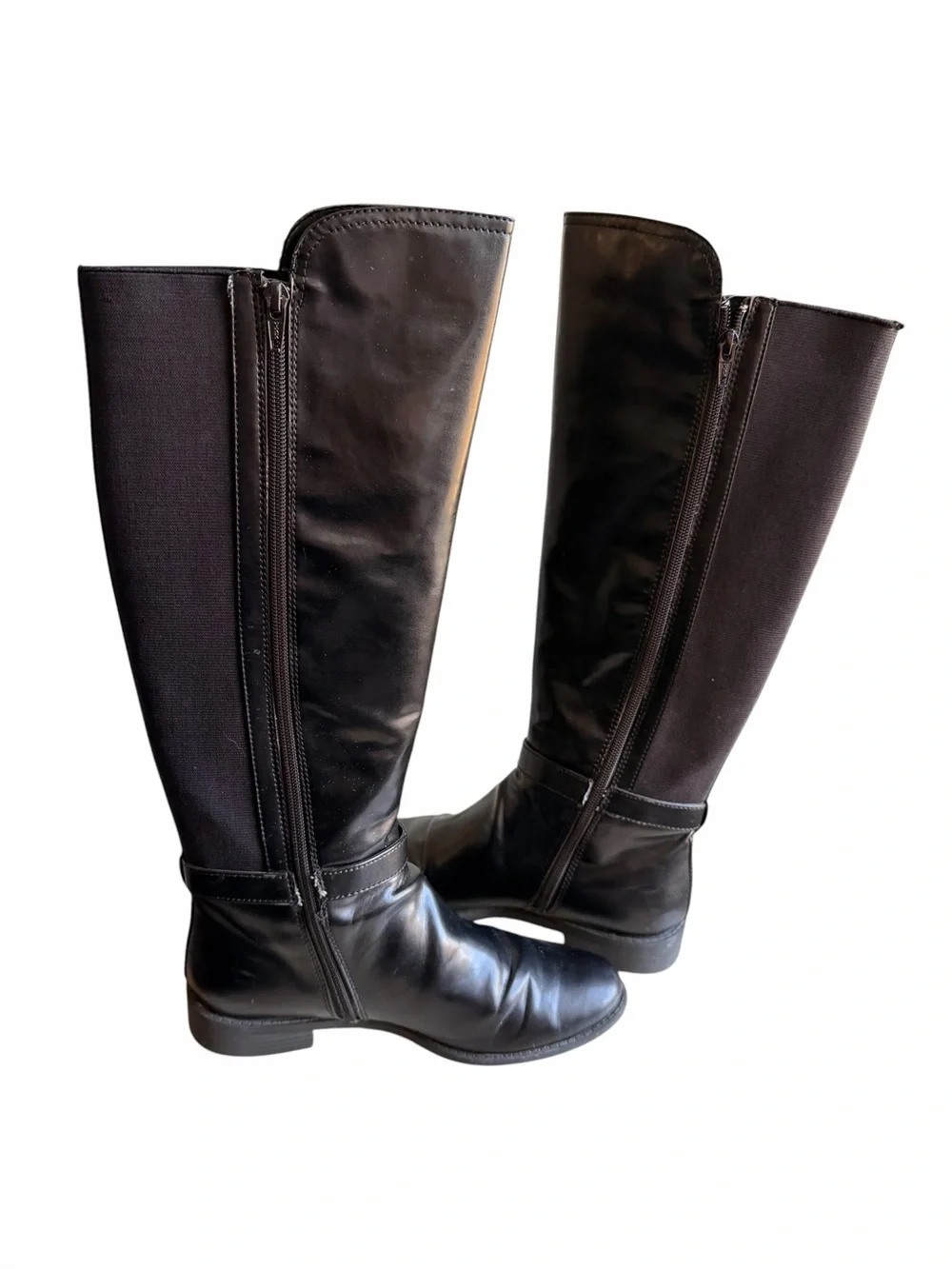 Anne Klein 7.5 US / 5.5 UK Classic Black Knee-High Women's Riding Boots Carlene